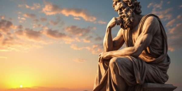 estatua-de-um-filosofo-da-antiga-divindade-grega